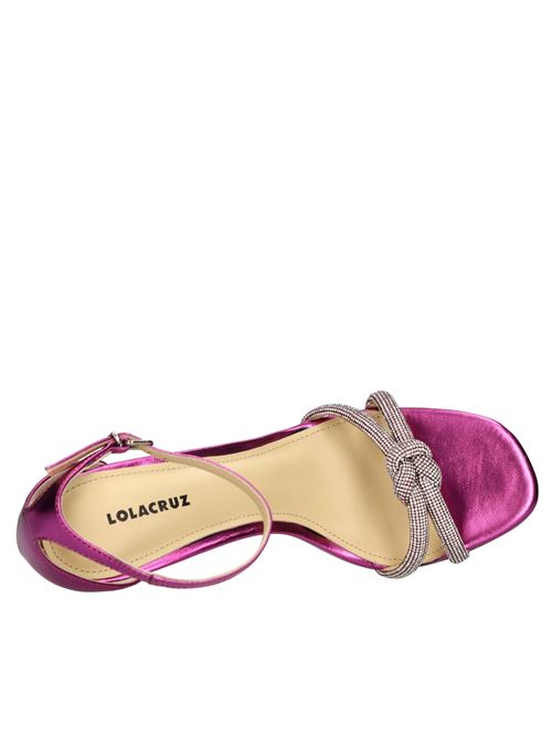 Sandali in pelle LOLA CRUZ | 252Z19BKFUXIA
